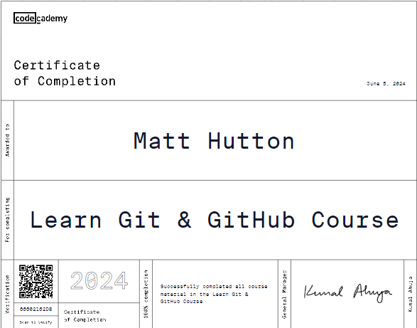Matt Hutton git
